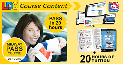 Midway semi-intensive driving course Midway semi-intensive 20 hours driving course