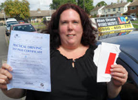 Cathy V (37) - Leighton Buzzard's Driving Test Pass Testimonial