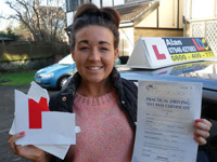 Charlotte S (17) - Leighton Buzzard's Driving Test Pass Testimonial