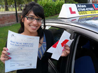 Morshikha S (22) - Leighton Buzzxard's Driving Test Pass Testimonial