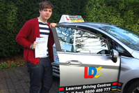 Adam Moralee's Driving Test Pass Testimonial