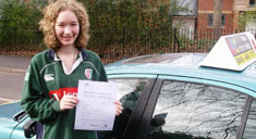 Elspeth Arthur's Driving Test Pass Testimonial
