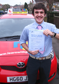 Aleesandro Cristofoli's Driving Test Pass Testimonial