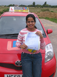 Jyoti Blessan's Driving Test Pass Testimonial
