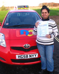 Kavitha Krishnaraj's Driving Test Pass Testimonial