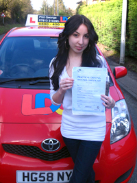 Maria Finlay's Driving Test Pass Testimonial