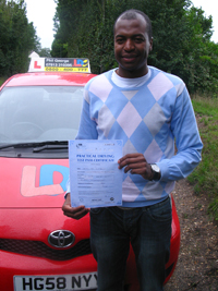 Terry Matongorere's Driving Test Pass Testimonial
