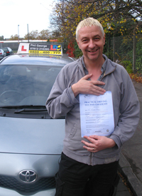 Tony Keall's Driving Test Pass Testimonial