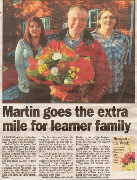 Stacy's Driving Test Pass Testimonial