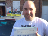 Chris - South Elmsall's Driving Test Pass Testimonial