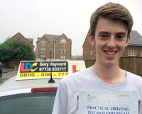 James - Upton's Driving Test Pass Testimonial