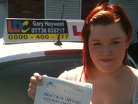 Kayla - Ackworth's Driving Test Pass Testimonial