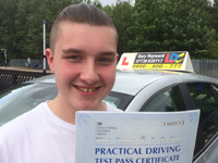 Lloyd - Pontefract's Driving Test Pass Testimonial