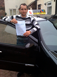 Gareth Barnaby's Driving Test Pass Testimonial