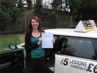 Ann- Marie from Lydney's Driving Test Pass Testimonial