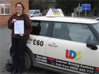 BECKY from Hereford's Driving Test Pass Testimonial
