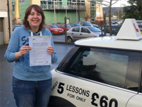 CATHERINE from Monmouth's Driving Test Pass Testimonial