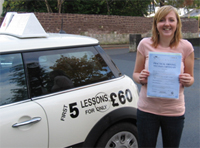 JANE from Ross on Wye's Driving Test Pass Testimonial