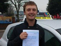 Brad's Driving Test Pass Testimonial