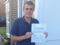 Arron's Driving Test Pass Testimonial