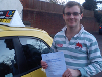 Harry Mills's Driving Test Pass Testimonial
