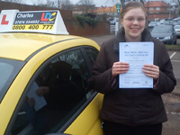 Natalie Barnes's Driving Test Pass Testimonial