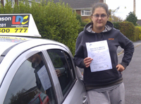 Joanne's Driving Test Pass Testimonial