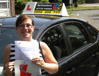 Kellie Royle's Driving Test Pass Testimonial
