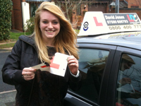 Laura from Kidderminster's Driving Test Pass Testimonial