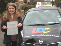 Claire Bentley's Driving Test Pass Testimonial