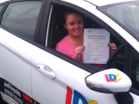 Steevie's Driving Test Pass Testimonial