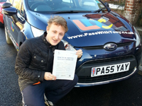 Aidan's Driving Test Pass Testimonial