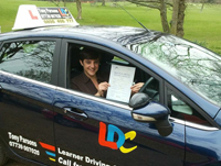 Gudrun's Driving Test Pass Testimonial