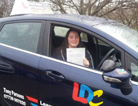 Samantha's Driving Test Pass Testimonial