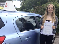 Celia's Driving Test Pass Testimonial