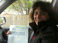 Nasira Bradley's Driving Test Pass Testimonial