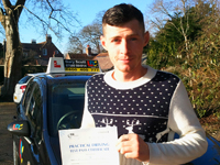 Jonathan New's Driving Test Pass Testimonial
