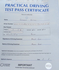Kate Hutton's Driving Test Pass Testimonial