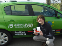 Freddie Kynaston-Evans's Driving Test Pass Testimonial