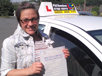 Kelly's Driving Test Pass Testimonial