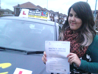 Rebecca's Driving Test Pass Testimonial