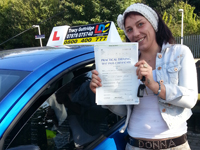 Donna Warburton's Driving Test Pass Testimonial