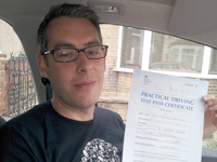 David's Driving Test Pass Testimonial