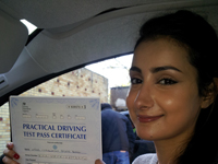 Tasneem's Driving Test Pass Testimonial