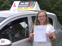 Ellen McGuigan's Driving Test Pass Testimonial