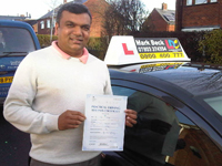 Ravi Kumar's Driving Test Pass Testimonial