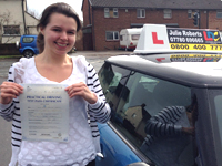 Kate Ridout's Driving Test Pass Testimonial