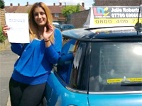 Sonia Kanwal's Driving Test Pass Testimonial
