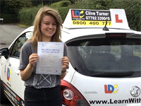 Hannah Farrington's Driving Test Pass Testimonial
