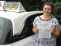Lauren Mitchell's Driving Test Pass Testimonial